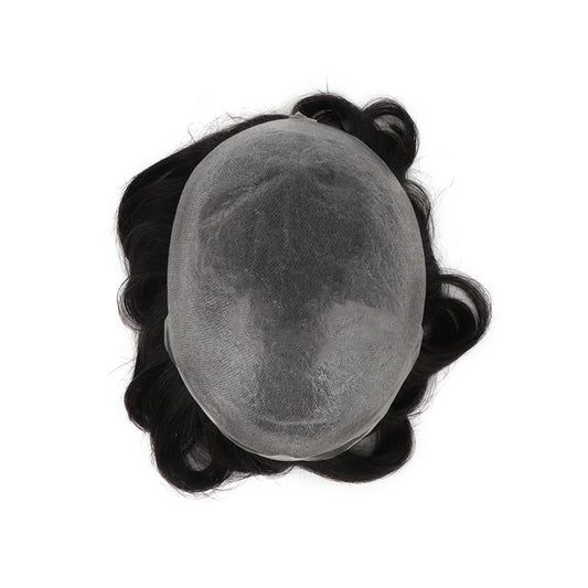 0.02-0.04mm Ultra Thin Skin V-looped Men's Hair Systems Set (Including 2 Pieces, Only $175 Per Unit)