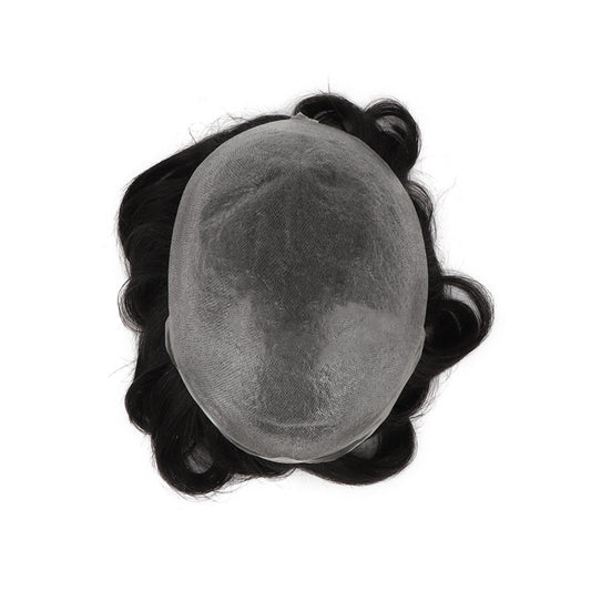 0.02-0.04mm Ultra Thin Skin V-looped Men's Hair Systems Set (Including 2 Pieces, Only $175 Per Unit)