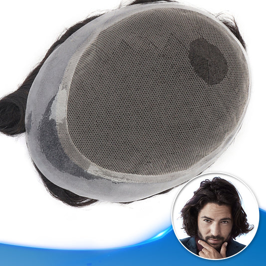 Most Popular Lace Toupee For Men Soft and Breathable Natural Looking Hair Replacement Systems - Yiyohair