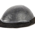 Injected Thin Skin Hair System (0.06-0.08mm) Back View - Yiyohair Men's Hair System