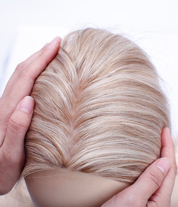 Straight Women Hair Full Silk Topper 150% Density Human Hair - Bosehair
