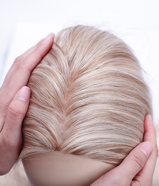 Straight Women Hair Full Silk Topper 150% Density Human Hair - Bosehair