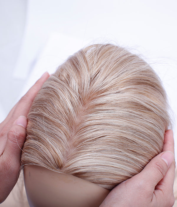 Straight Women Hair Pieces Full Silk Topper 150% Density Human Hair - Bosehair