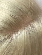 Silk Top Hair Pieces For Women Natural Looking Human Hair Toppers Back View - Yiyohair