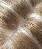 Full Silk Base Womens Hair Replacement Systems Popular Human Hair Toppers Back View - Yiyohair