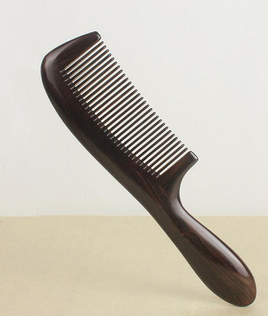 Graxscle Natural Wooden Combs - Eco-Friendly Wood Comb for Women Men and Kids - Reduce Frizz and Massage Scalp - Yiyohair