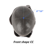 Durable Skin Single Knot Hair System (0.08-0.10mm) Base Construction - Yiyohair Men's Hair System