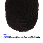 African American Mens Full lace Hairpieces Best Air Permeability 8mm Curl Toupee Hair Units On Model - Yiyohair