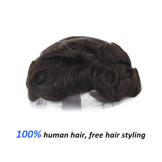 Full Lace Hair Pieces For Men Soft and Breathable Toupee Set (Including 2 Pieces, $209 Per Unit)