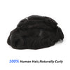 0.02-0.04mm Ultra Thin Skin Hairpieces For Men V-looped Toupee Most True Looking Hair Units - Yiyohair