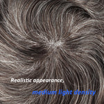 Gray Lace Front Hair System Base Construction - Yiyohair Men's Hair System