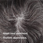 Full Swiss Lace Hair System Base Construction - Yiyohair Men's Hair System