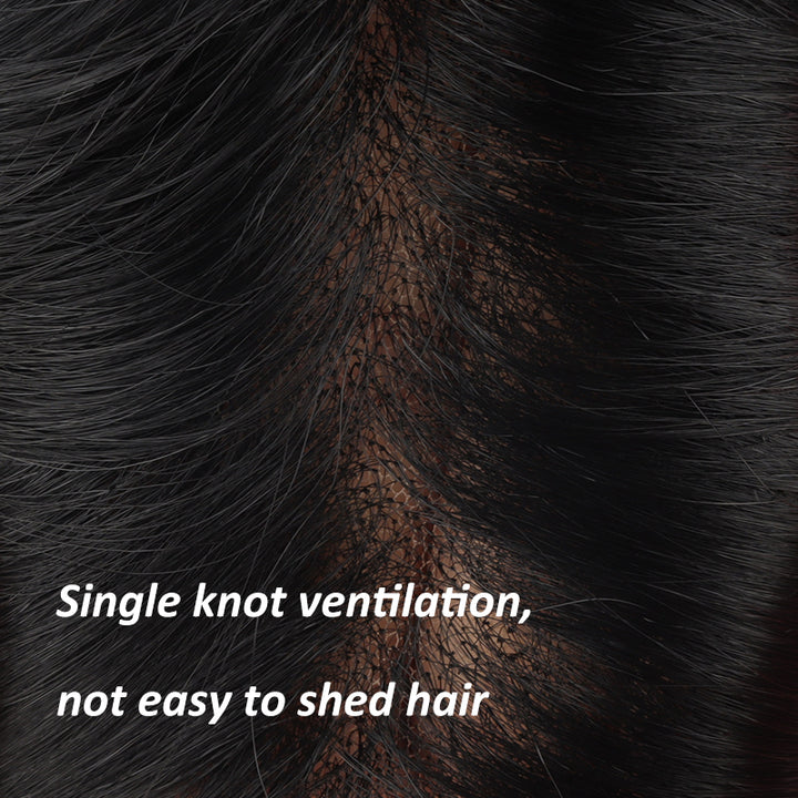 Full French Lace Hair Replacement Systems For Men Most Natural Toupee Unit Soft and Durable - Yiyohair