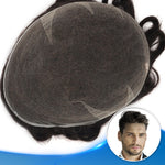 Full French Lace Hair System Top View - Yiyohair Men's Hair System