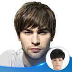 Thin Skin V-Looped Hair System (0.06-0.08mm) Front View - Yiyohair Men's Hair System