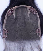 Lace Front Hair Topper For Women Breathable Lladies Hair Replacement Systems Front View - Yiyohair