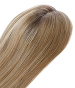 Full Silk Base Hairpieces For Women High Quality Hair Toppers Natural Looking Front View - Yiyohair