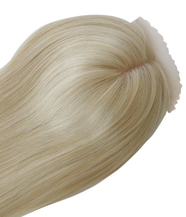 Straight Silk Top Machine Human Hair 130% Density Women Hair Topper - Bosehair