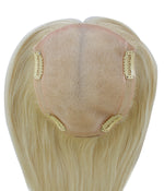 Mono Base Hairpieces For Women 100% Human Hair Popular Hair Toppers Close Up Detail - Yiyohair