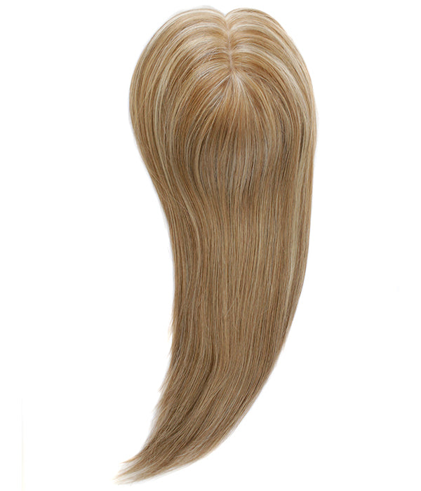 14 inch Full Silk Topper Women Hair Straight Human Hair - Bosehair