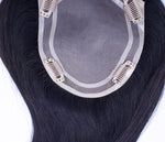 Mono Hair Topper For Women Indian Human Hair Replacement Wig Side View - Yiyohair