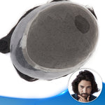 Classic Lace Hair System Top View - Yiyohair Men's Hair System