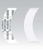 No-shine Strip Tape Front View - Yiyohair